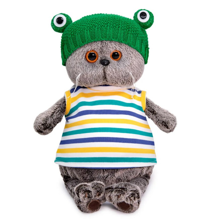 

Мягкая игрушка Budi Basa Басик в шапке Лягушка 19 см, Басик в шапке Лягушка 19 см