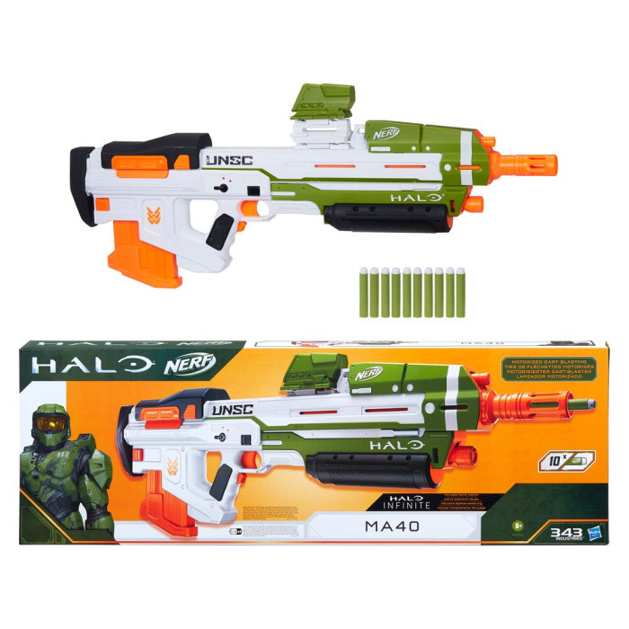 фото Nerf набор игровой бластер хало ма 40