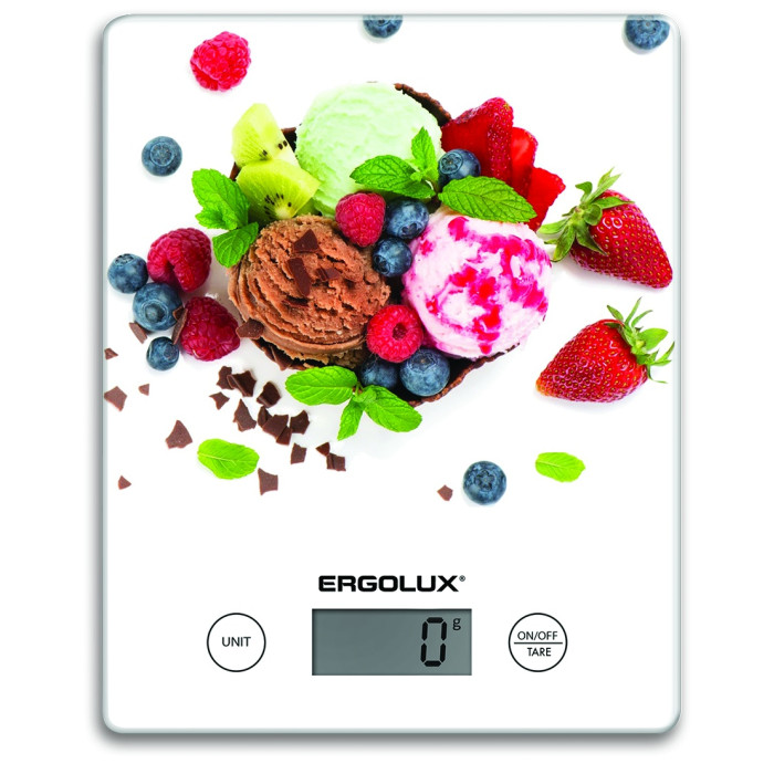 Ergolux Весы кухонные ELX-SK02-С14 Мороженое