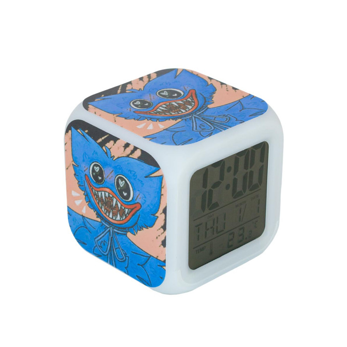 Часы Huggy Wuggy Будильник с подсветкой №1 TM12285 - фото 1