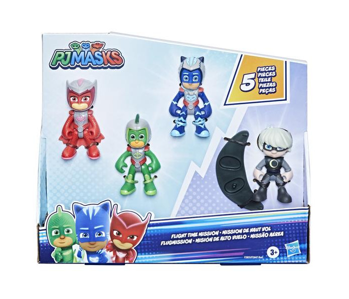 фото Герои в масках (pj masks) набор игровой герои против злодеев космос