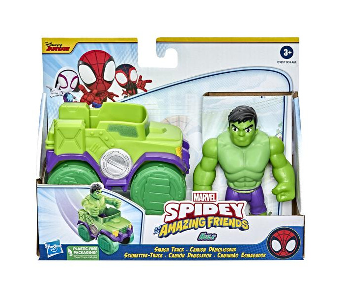 

Spidey Игровой набор Халк и транспорт, Игровой набор Халк и транспорт
