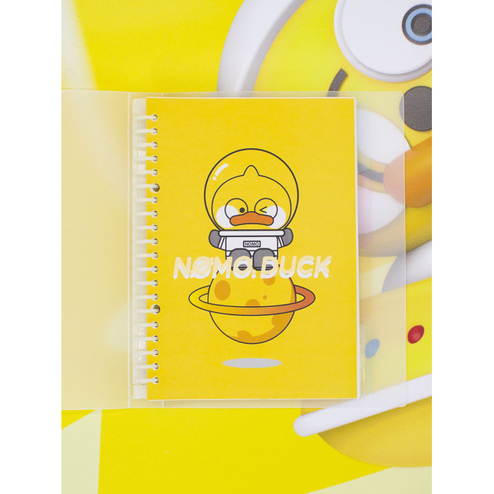 Mihi Mihi Блокнот на кольцах Nomo Duck Emoji А5 в обложке
