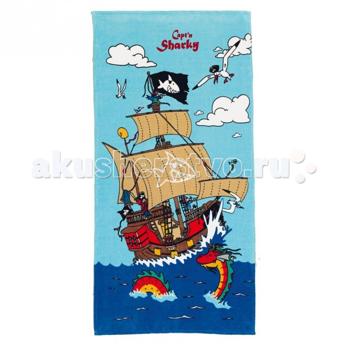 Spiegelburg Полотенце банное Captn Sharky 93941Полотенце банное Captn Sharky 93941 Spiegelburg Полотенце банное Captn Sharky 93941Полотенце банное Captn Sharky 93941Spiegelburg Полотенце банное Captn Sharky. Полотенце банное Captn Sharky – это отличное полотенце для всех любителей пиратов и морских путешествий. Выполненное в синем цвете с ярким логотипом серии Капитан Шарки оно обязательно придется по вкусу всем неравнодушным к морю! Полотенце сделано на 100% из качественного хлопка, благодаря чему очень мягкое, приятное на ощупь и отлично впитывает воду. Дети будут пользоваться им с удовольствием!<br>