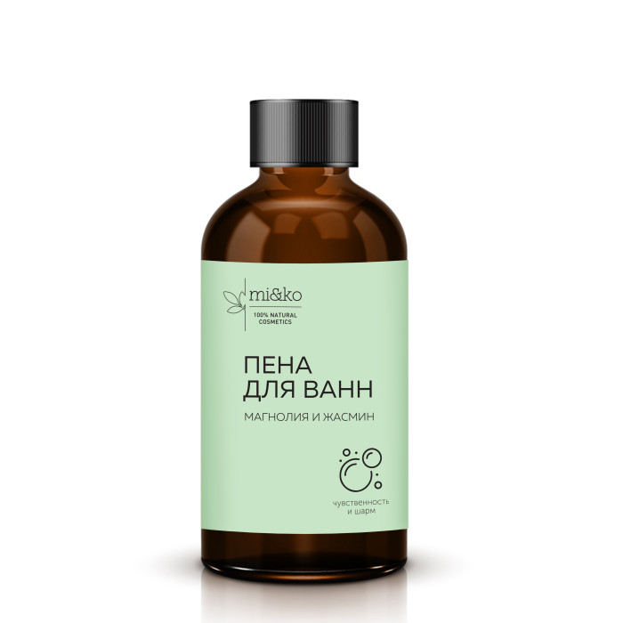 

MI&KO Пена для ванн Магнолия и Жасмин 200 мл, Пена для ванн Магнолия и Жасмин 200 мл