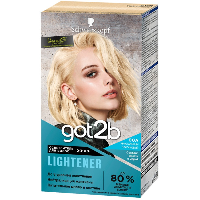 got2b Осветлитель для волос Lightened Кристальный платиновый 142 мл