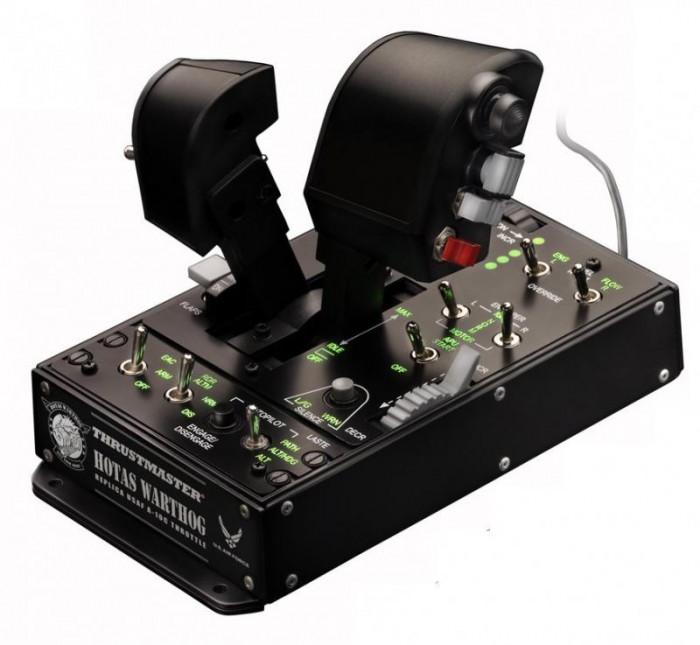 

Thrustmaster Джойстик РУД Warthog Dual Throttle PC, Джойстик РУД Warthog Dual Throttle PC