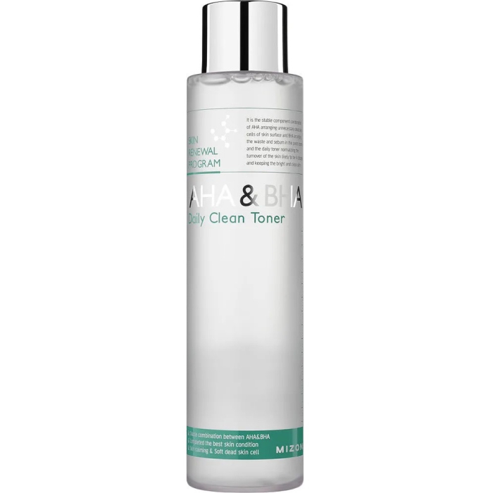 фото Mizon тонер для лица aha & bha daily clean toner 150 мл