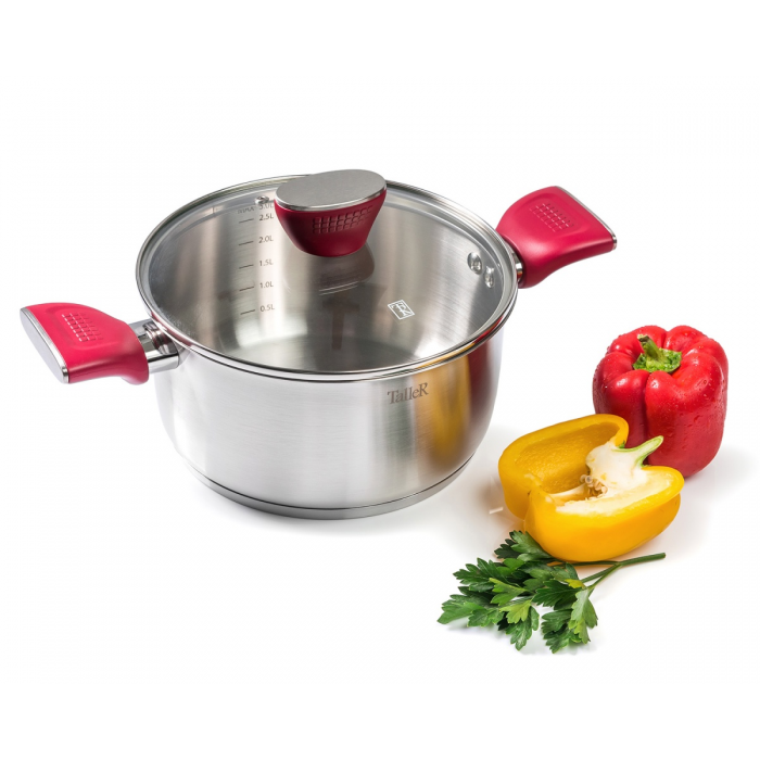 

Taller Кастрюля с крышкой Грейси 2.2 л TR-17286, Кастрюля с крышкой Грейси 2.2 л TR-17286