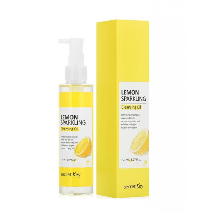 фото Secret key гидрофильное масло с экстрактом лимона lemon sparkling cleansing oil 150 мл