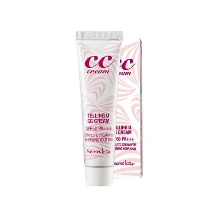 фото Secret key сс крем для лица осветляющий telling u cc cream spf50+ pa+++ 30 мл