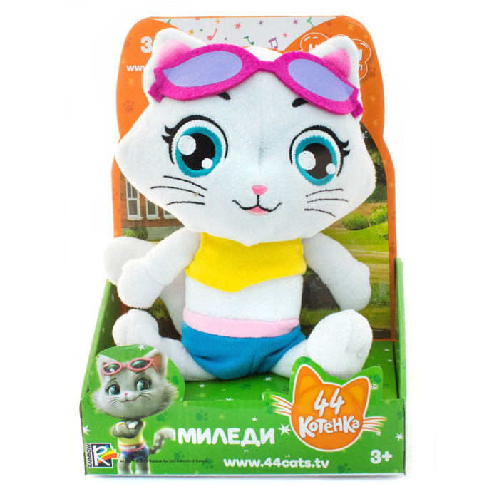 44 cats Музыкальная плюшевая фигурка Миледи 20 см