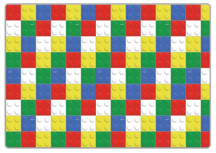 Игровой коврик FunnyLon портативный Prime Brick 200x140х1 см