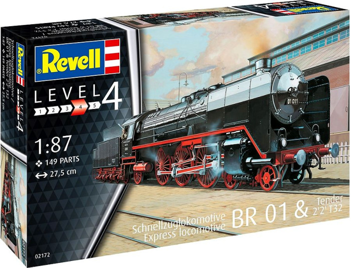 фото Revell скоростной паровоз express locomotive br01 & tender