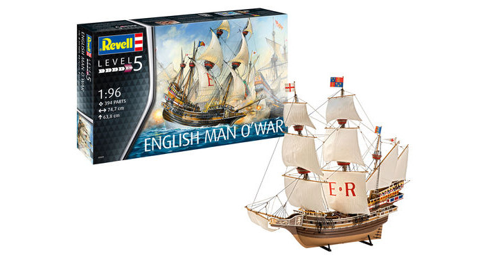 

Revell Английский корабль Man O'War, Английский корабль Man O'War