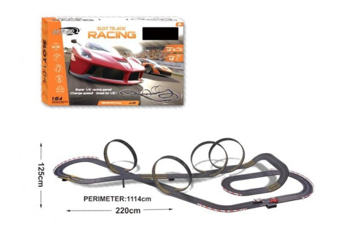 CS Toys Гоночный трек Turbo Гран При от сети длина трека 1114 см 1:64