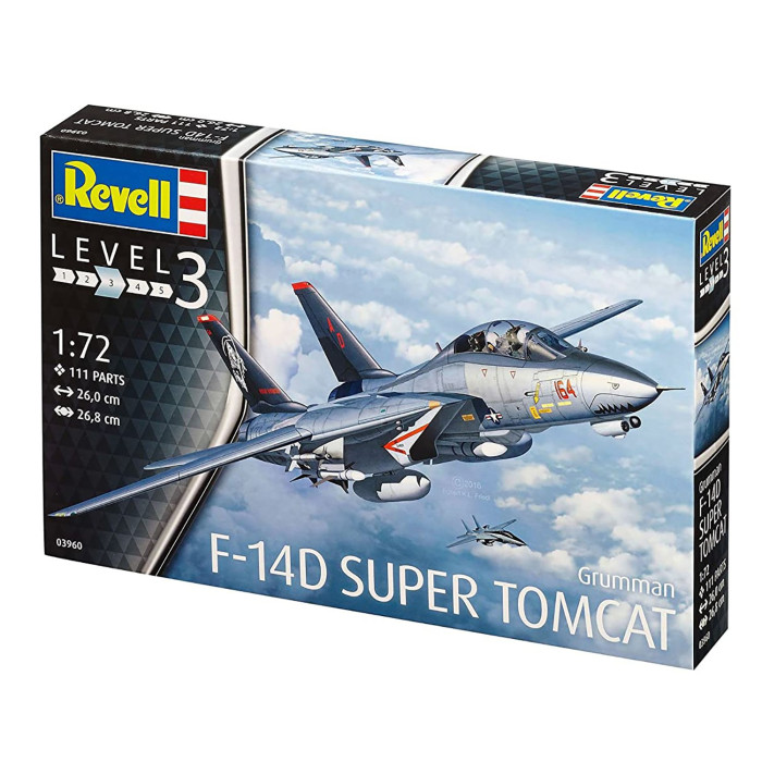 

Revell Набор Реактивный многоцелевой истребитель F-14D Super Tomcat, Набор Реактивный многоцелевой истребитель F-14D Super Tomcat