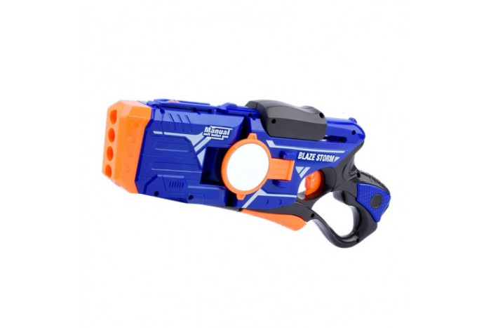 Zecong Toys Механический бластер Blaze Storm с мягкими пулями