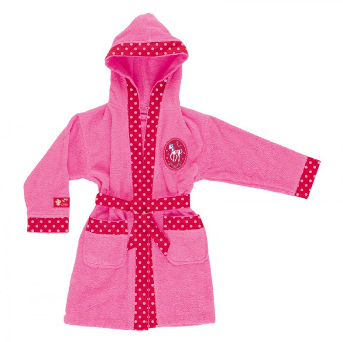 Халат Spiegelburg Baby Gluck размер: L 128/140Baby Gluck размер: L 128/140 Халат Spiegelburg Baby Gluck размер: L 128/140Baby Gluck размер: L 128/140Spiegelburg Халат Baby Gluck размер: L 128/140. Отличный халат с запахом и капшоном Prinzessin Lillifee из 100% хлопка. Оформлен в розовом цвете с аппликацией единорога.<br>