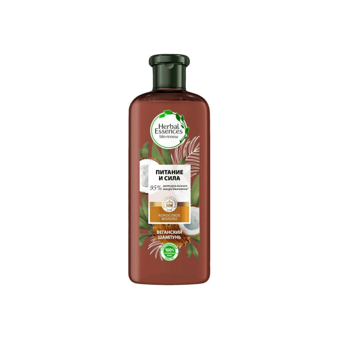 фото Herbal essences essences шампунь кокосовое молоко для питания и укрепления волос 400 мл