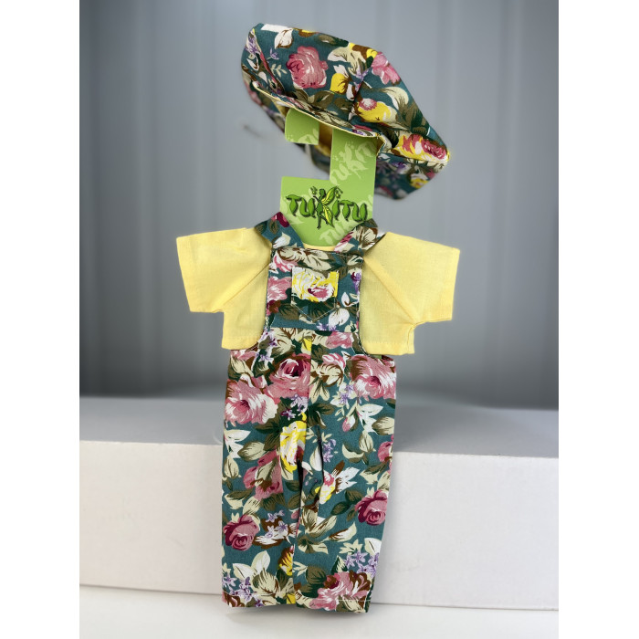  TuKiTu Комплект одежды для кукол (комбинезон, топ и кепка) 32 см
