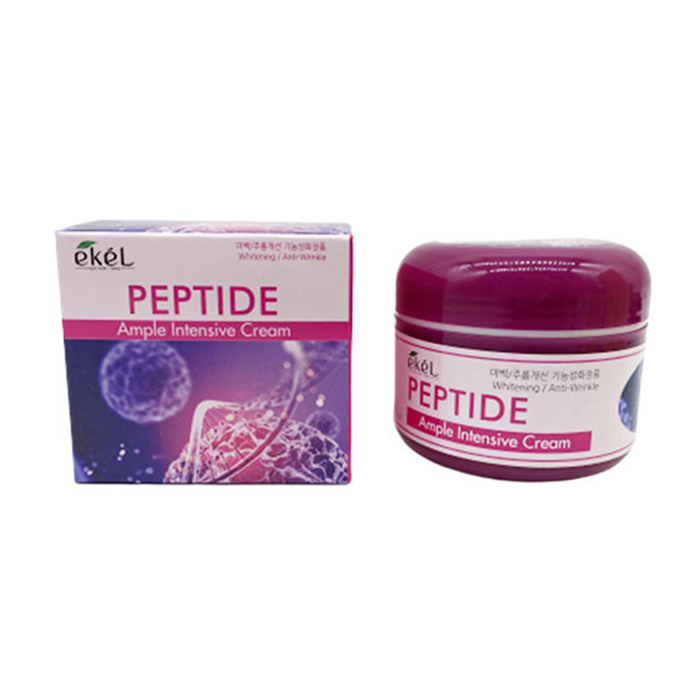 фото Ekel крем для лица с пептидами ample intensive cream peptide 110 мл