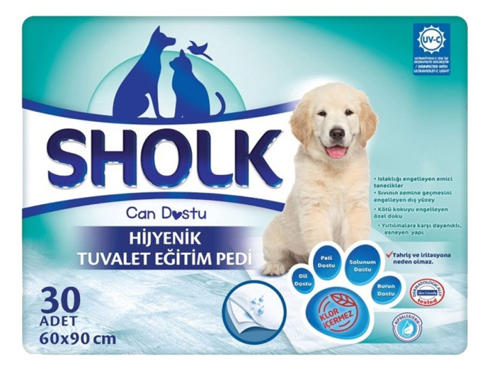  Sholk Пеленки для животных для приучения к туалету 90х60 см 30 шт.