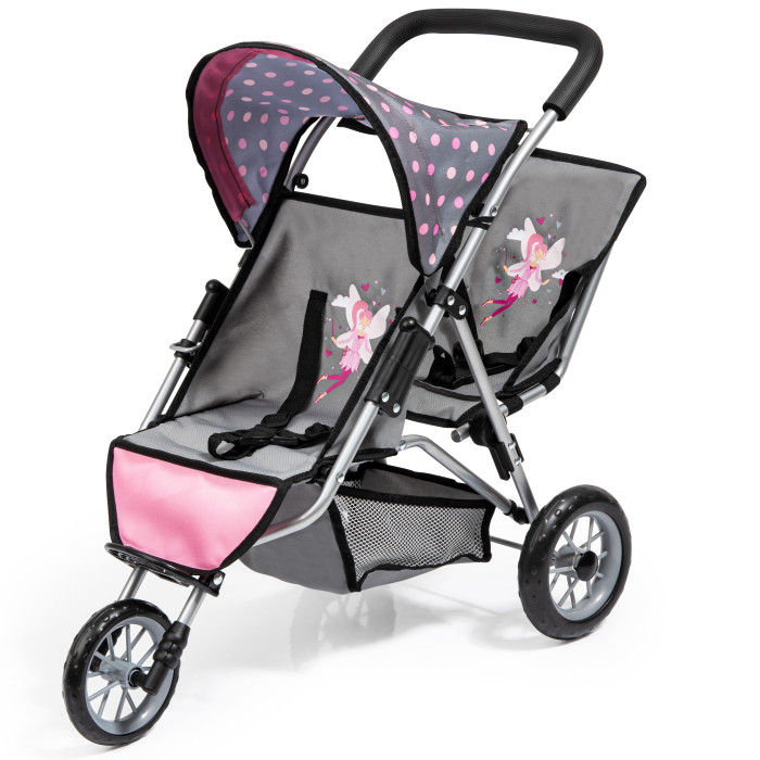 фото Коляска для куклы bayer desing twin dolls pram duo двухместная