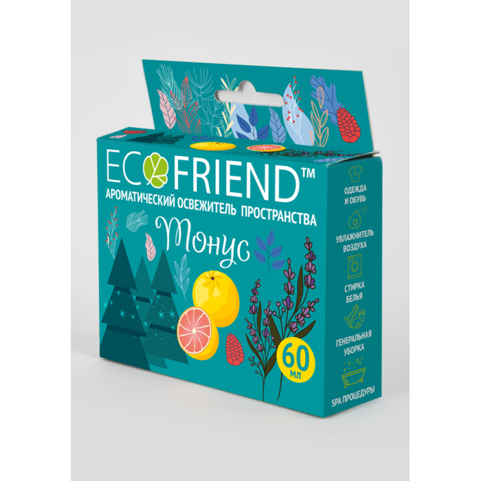 Ecofriend Пробиотический кондиционер для белья Тонус (Зимний лес 20мл, Грейпфрут 20мл, Лаванда 20мл)