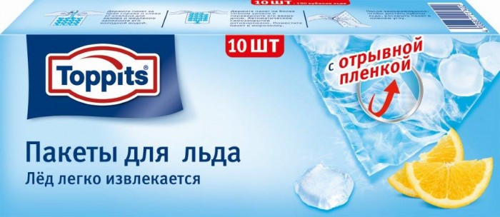 Toppits Пакеты для замораживания льда 10 шт. 10 упаковок