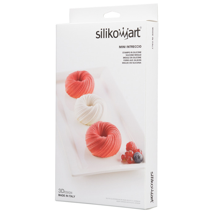 Silikomart Форма для приготовления пирожных Mini Intreccio 30x17 см
