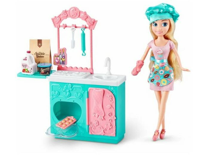 фото Zuru игровой набор sparkle girlz кухня