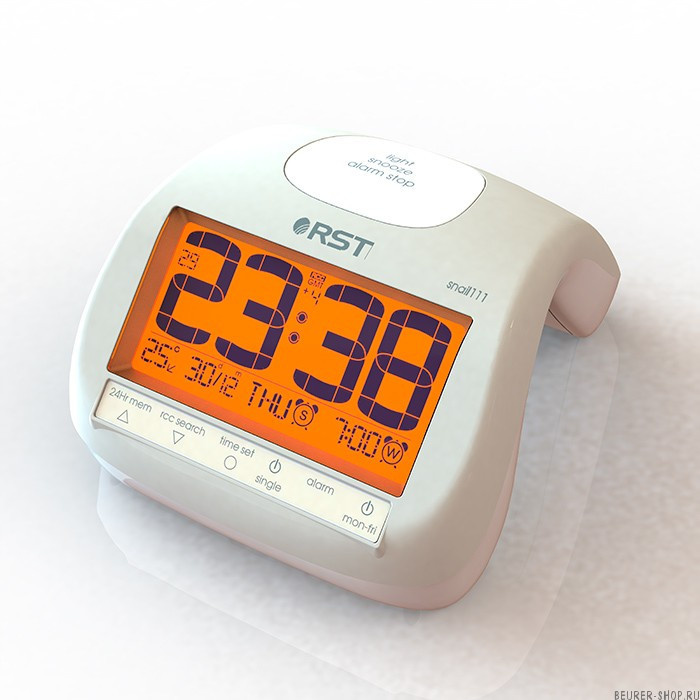Часы RST будильник радиоконтролируемые Snail 111