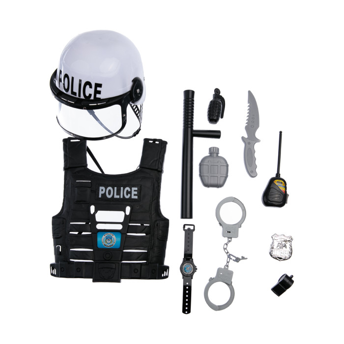 Playtoday Игровой набор Полицейский 12 предметов 42212001