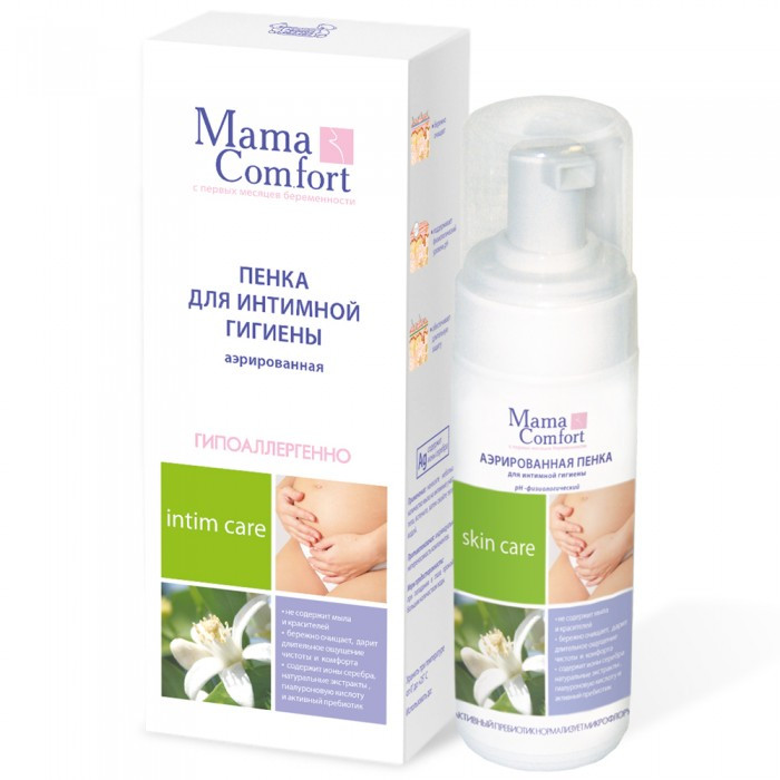 Mama Comfort Аэрированная пенка для интимной гигиены 150 мл 2 шт.