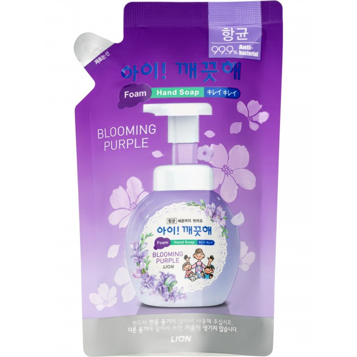 CJ Lion Пенное мыло для рук Ai - Kekute Аромат фиалки  запасной блок 200 мл 4 шт.