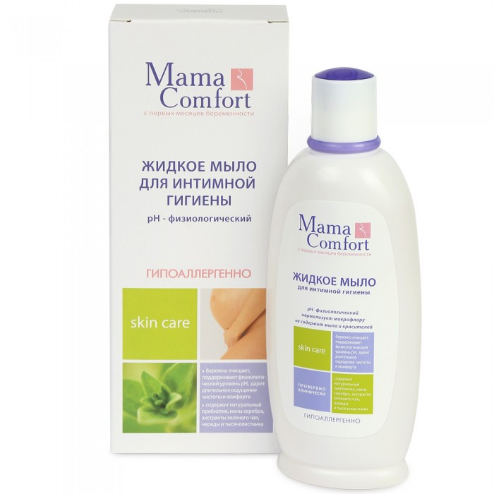 фото Mama comfort жидкое интимное мыло 250 мл 2 шт.