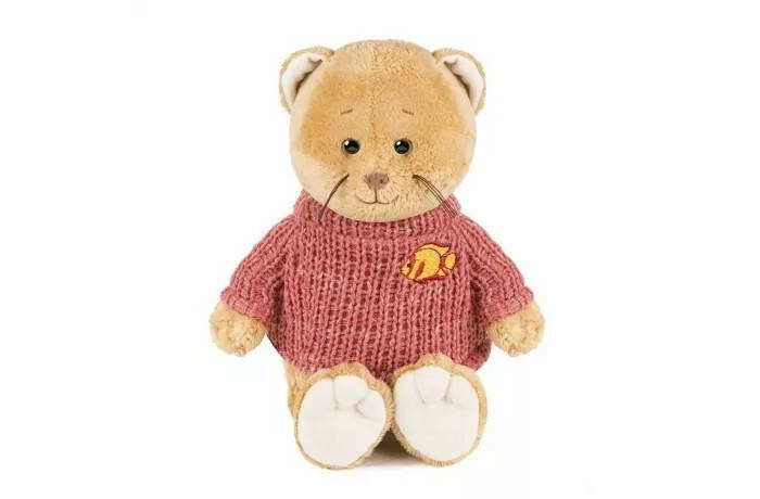 Мягкая игрушка Колбаскин&Мышель Колбаскин в Вязаном Свитере 20 см