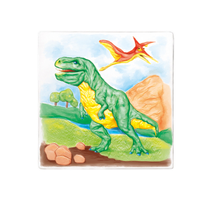 Раскраска Maxi Art многоразовая Динозавры 20х20 см MA-2104-5-7
