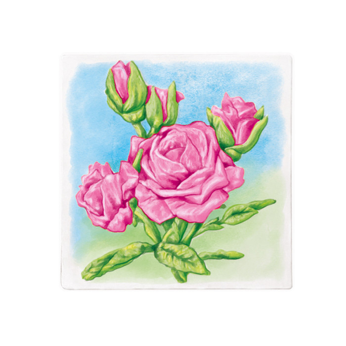 Раскраска Maxi Art многоразовая Розовые Розы 20х20 см MA-2104-5-3