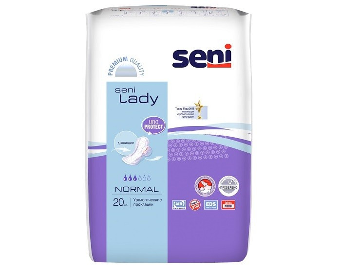 Seni Урологические прокладки Lady Normal 20 шт. 4 упаковки