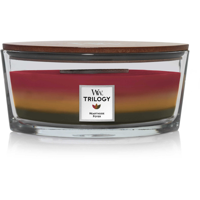 WoodWick Ароматическая свеча эллипс Сердцевина тройная