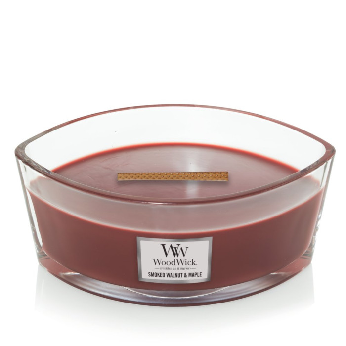 WoodWick Ароматическая свеча-эллипс Жареный орех и Клен