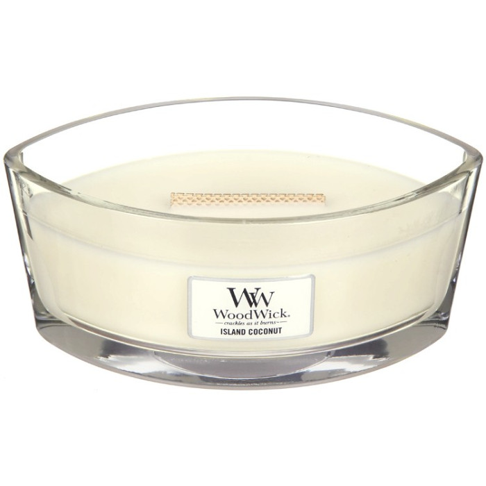 WoodWick Ароматическая свеча эллипс Кокосовый остров