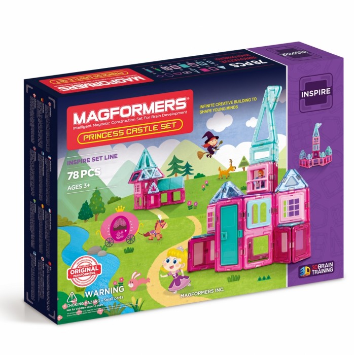 

Конструктор Magformers Магнитный Princess castle 78P Set, Магнитный Princess castle 78P Set