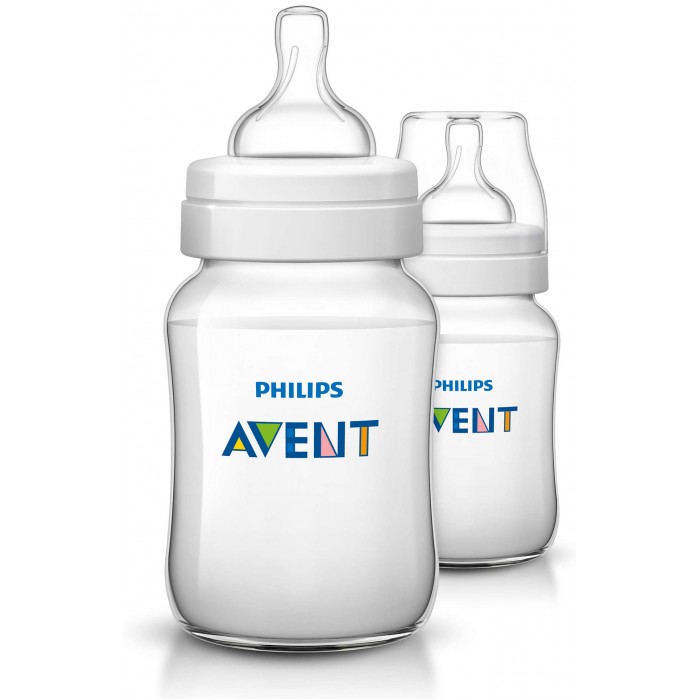 фото Бутылочка Philips Avent Classic+ 1 мес+, 260 мл, 2 шт SCF563/27