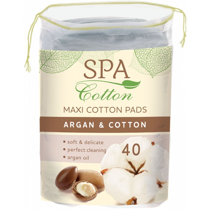 Гигиена для мамы SPA Cotton Ватные диски Argan 40 шт. ten m journey ватные диски для новорождённых sh116