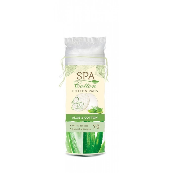 Гигиена для мамы SPA Cotton Ватные диски Aloe 70 шт. ten m journey ватные диски для новорождённых sh116