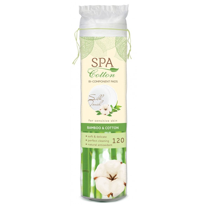 Гигиена для мамы SPA Cotton Ватные диски Bamboo&Cotton 120 шт. ten m journey ватные диски для новорождённых sh116