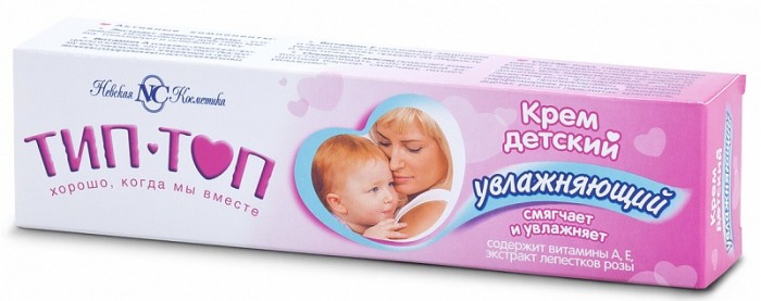Косметика для новорожденных Невская Косметика Тип-Топ Крем детский увлажняющий 40 мл невская косметика тип топ крем детский успокаивающий 40 мл